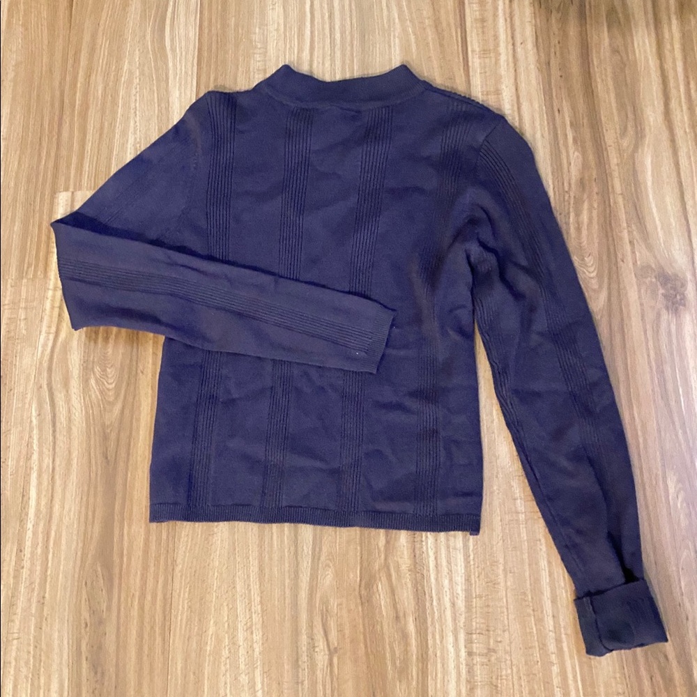 Simons cropped turtleneck